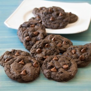 double chocolate cookies