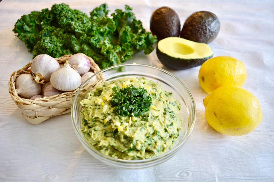 Avocado Kale & Artichoke Dip