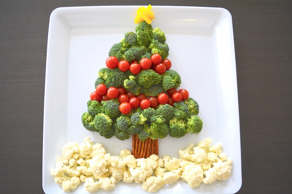 Holiday Veggie Tree