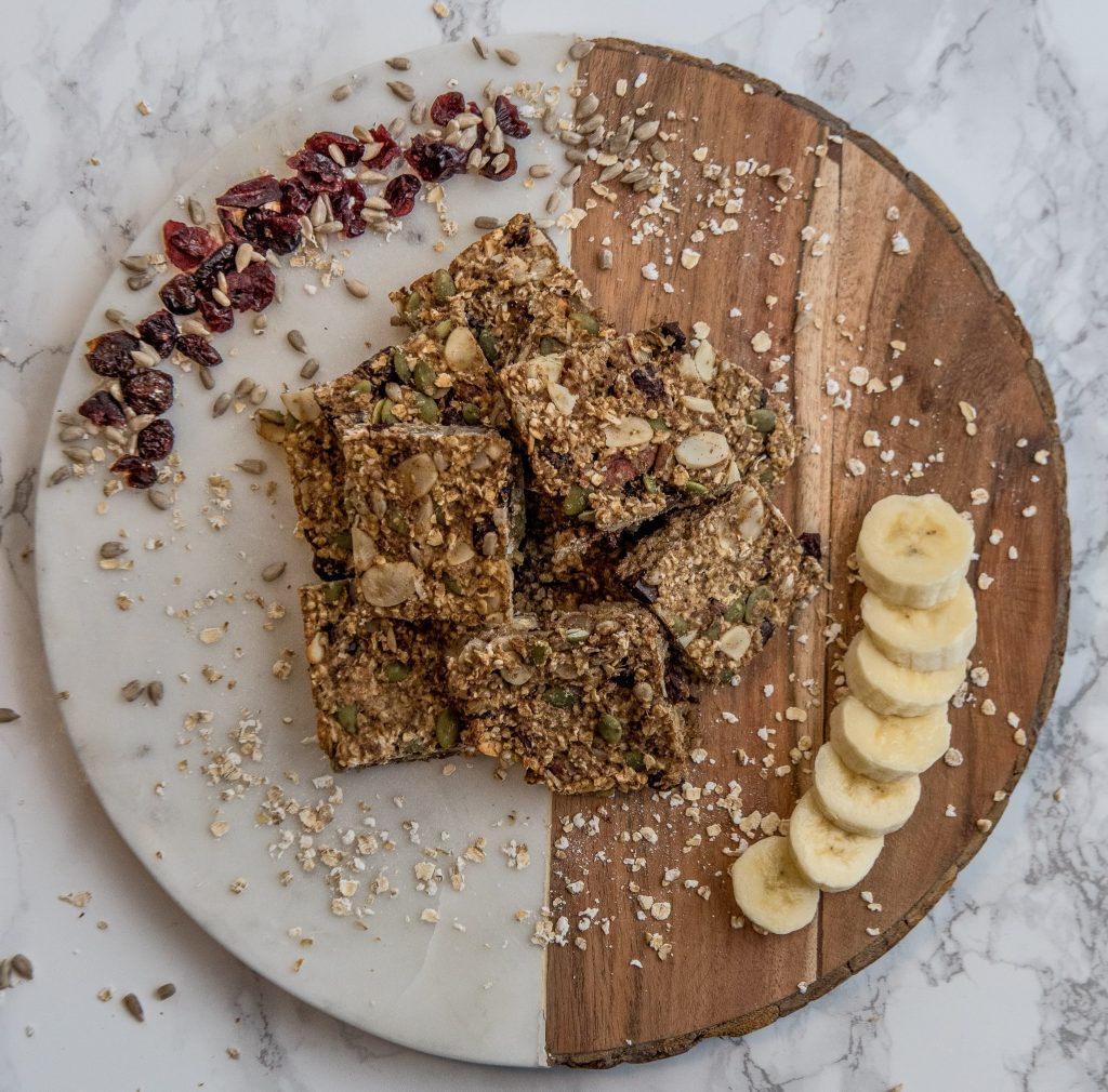 Banana Nut Granola Bars