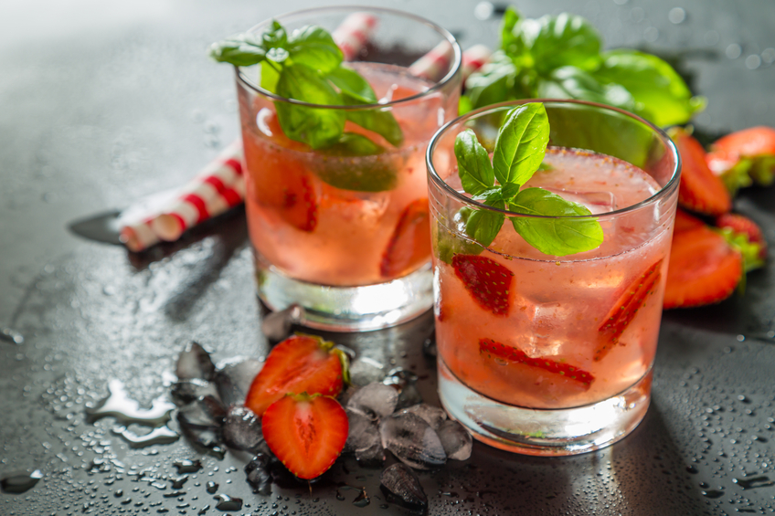 Basil Pink Lemonade